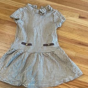Janie and Jack patterned dress. Very gently used.